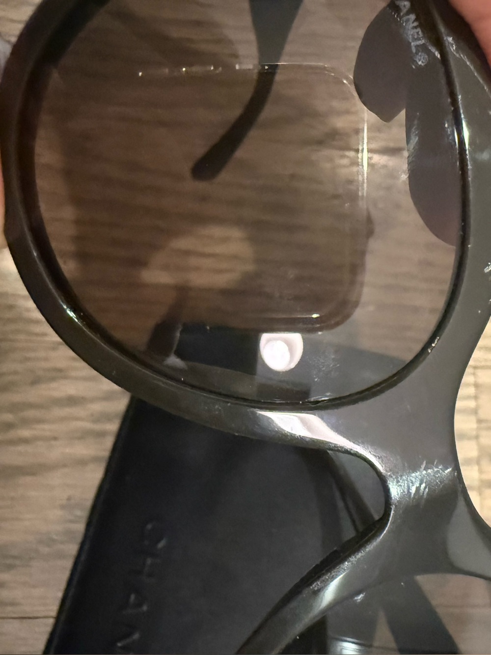 CHANEL Butterfly Acetate Sunglasses Brown - Picture 9 of 15